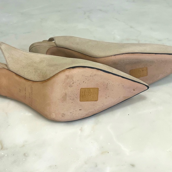 Jimmy Choo Suede Ivy Slingback - Picture 6 of 7